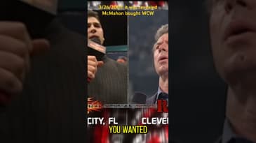 3/26/2001: LIVE on both WWF Raw and WCW Nitro it was revealed McMahon bought WCW. #wwe #wrestling