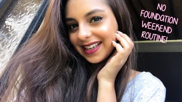 My Weekend No Foundation Makeup Look | What When Wear