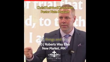 The Lord Says, "Be Patient"