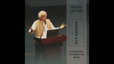 Special lecture by P.Sainath | S3 Ep 7