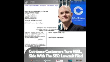 #Coinbase Customers Turn HEEL, Side With The SEC: Lawsuit Filed (OOC)