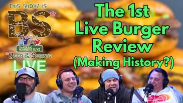 The 1st Live Burger Rating | Detroit City Distillery Visit  | This Show Is BS LIVE 6/12/2025