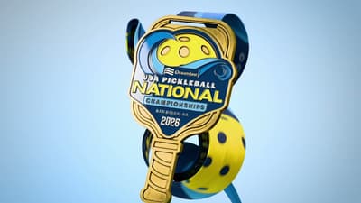 The Official Medal of The 2026 Oceanview USA Pickleball National Championships | Badges and Medals