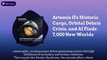 Artemis II's Historic Cargo, Orbital Debris Crisis, and AI Finds 7,000 New Worlds