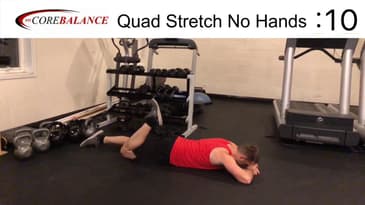 Quad Stretch No Hands follow-along exercise • Quad Stretch & Hamstring Strength | Chris Janke-Bueno