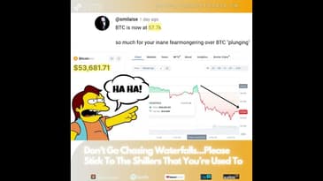 Don’t Go Chasing Waterfalls...Please Stick To The Shillers That You’re Used To (OOC)