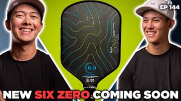 Six Zero Black Opal Brief Look and Why Don't Control & All Court Paddles Get More Attention?