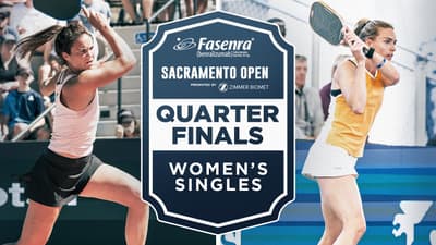 Lea Jansen v Judit Castillo at the Fasenra Sacramento Open