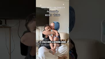 WORKING MOM MONDAY MINI VLOG: it’s tough 🙈😅 #MomLifeWithAC