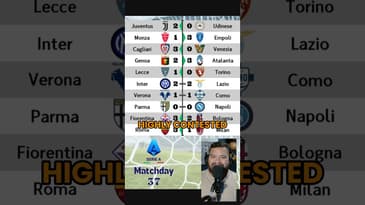 Serie A continues to be the most exciting league this season #seriea #matchday #37 #recap