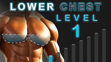 Lower Chest Workout - Level 1 "Starter"  Routine Define Lower Pec #p4p