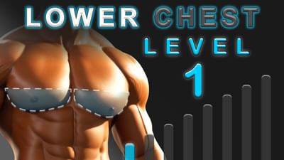 Lower Chest Workout - Level 1 "Starter"  Routine Define Lower Pec #p4p