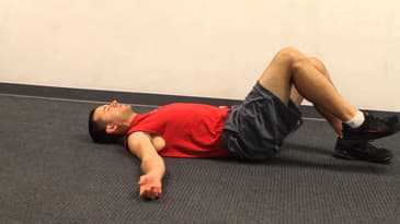 Hooklying Isolated Hip Flexor Lifts