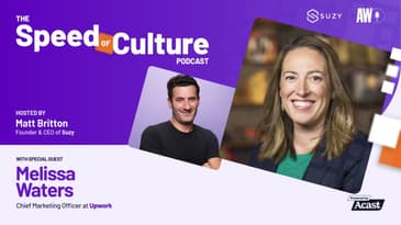 Upwork is Transforming the Way of Work with Melissa Waters, CMO | Podcast