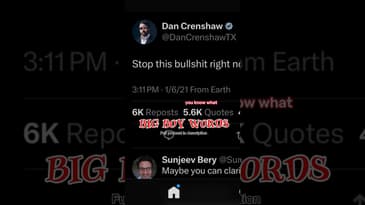 Dan Crenshaw used big boy words