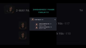 Shrewdness Power Parlay!!! #Bengals #Steelers #Betting #NFL #podcast