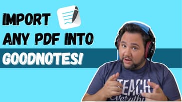 Use ANY PDF as a notebook with GoodNotes. #shorts