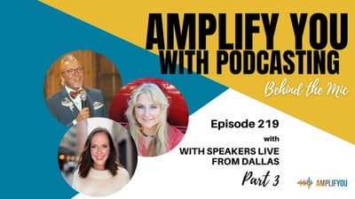 Behind The Mic With Speakers Live From Dallas Part 3