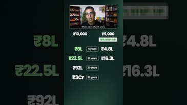 5K ki SIP vs 10K ki SIP - Difference KYA hain?! | Ankur Warikoo #shorts