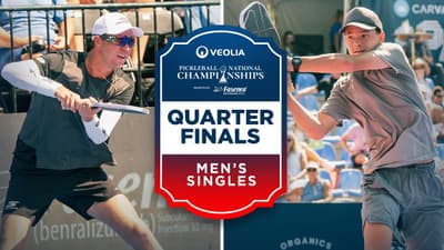 Chris Haworth v Tama Shimabukuro at the Veolia Atlanta Pickleball Championships