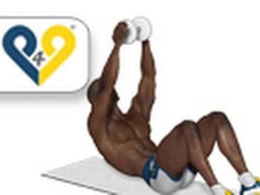 Spinta verso l'alto con manubrio