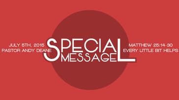 Sunday Service - July 5th, 2015