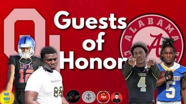 Top Recruits Visit Oklahoma, Alabama for Red Carpet Event