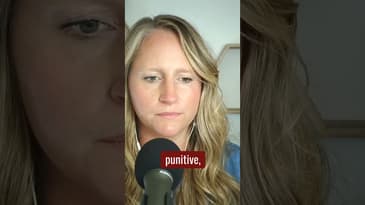 God’s heart isn’t punitive, it’s restorative. He’s not raising criminals but sons & daughters.