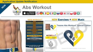 Application Update Notification: Abs Workout