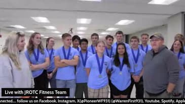Live with JROTC Fitness Team