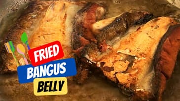 Pinirito na Daing na Bangus