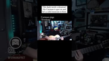 Foo Fighters “Everlong” sung by Cartman - this guy is fantastic 🎤🎸 SITG Podcast #short