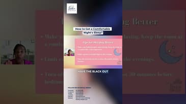 How to Get a Comfortable Night's Sleep?  #goodnight #youtubeshorts #shorts