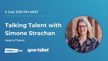 Talking Talent Episode 4 with Simone Strachan | Tuesday July 5