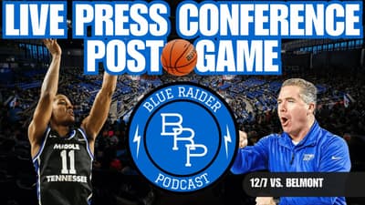 Live Press Conference/Post-Game Show (12/7 MBB vs. Belmont)