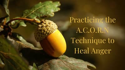 Practicing the A.C.O.R.N Technique to Heal Anger