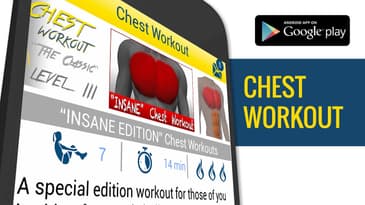 Chest Workout App is available on Google Play