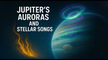 Stellar Songs, Mysterious Light Pulses, and Jupiter's Dazzling Auroras