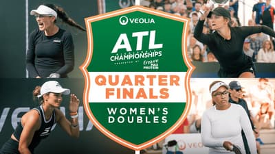 Rohrabacher/Parenteau v Schneemann/Tuionetoa at the Veolia Atlanta Pickleball Championships