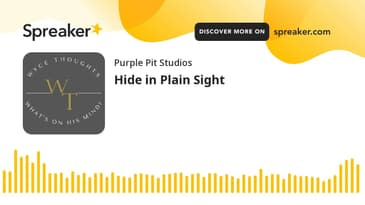 Hide in Plain Sight (made with Spreaker)