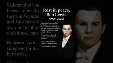 ✨ Remembering Ben Lewis — The Phantom’s Voice Lives On 🎭 #partofyourbroadwayworldpodcast