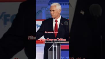 Mike Pence doesn't stop talking