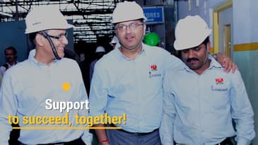 Inspiring leadership and empowering  employees , the reason for our success.