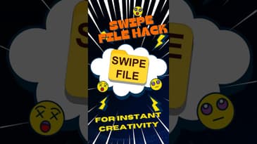 Neville Medhora’s Swipe File Hack for Instant Creativity #shorts #contentcreator