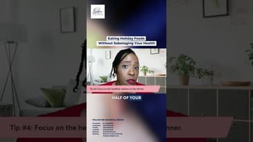 Eating Holiday Foods Without Sabotaging Your Health #eat #youtubeshorts #shorts