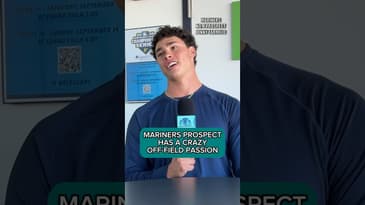 MARINERS PROSPECT HAS A CRAZY PASSION #mlb #baseball #mariners