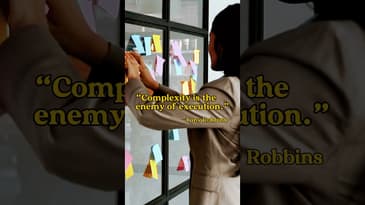 Complexity is the enemy of execution - Inspirational quote #tonyrobbins #quotes #inspiration