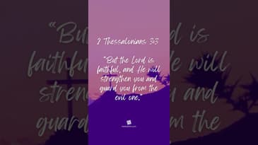 Bible Verse - 2 Thessalonians 3:3 #motivation #inspiration #faith