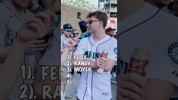 Guessing An IMPOSSIBLE Top 5 All-Time MLB List 🤯 #shorts #baseball #seattle #mariners #pnw
