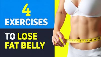 4 exercises to lose fat belly - Best Fat Burn Routine